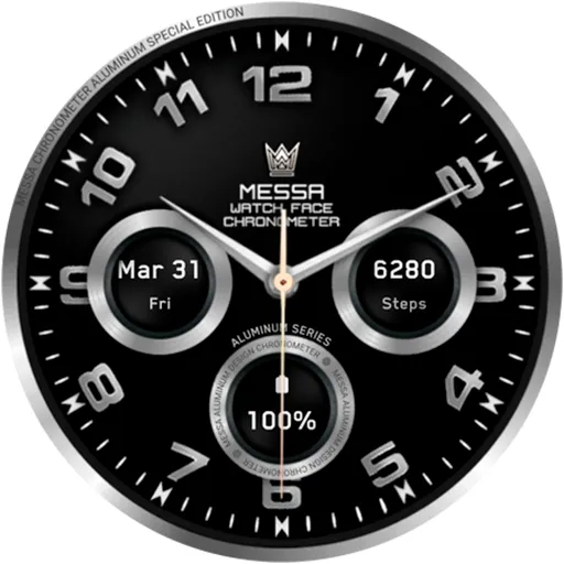 Classic Watch Face Black Real  Apps No Google Play